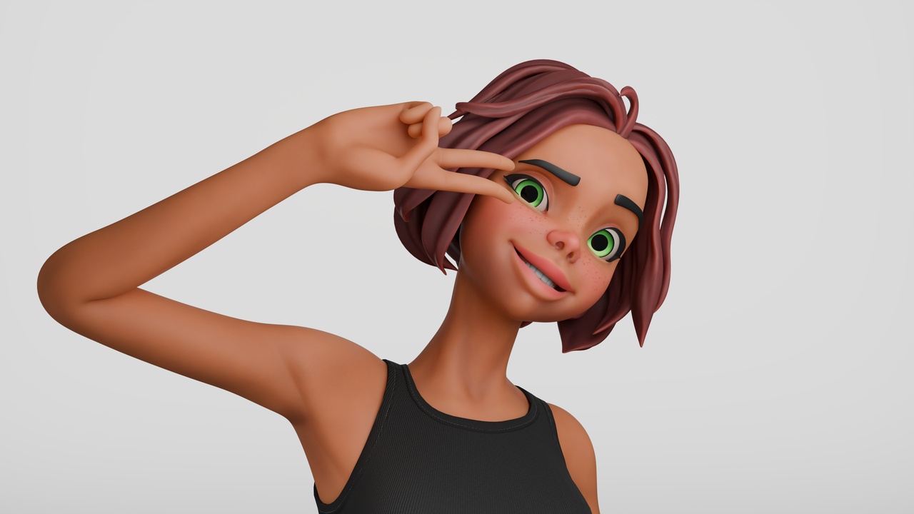 Serena Blender rig