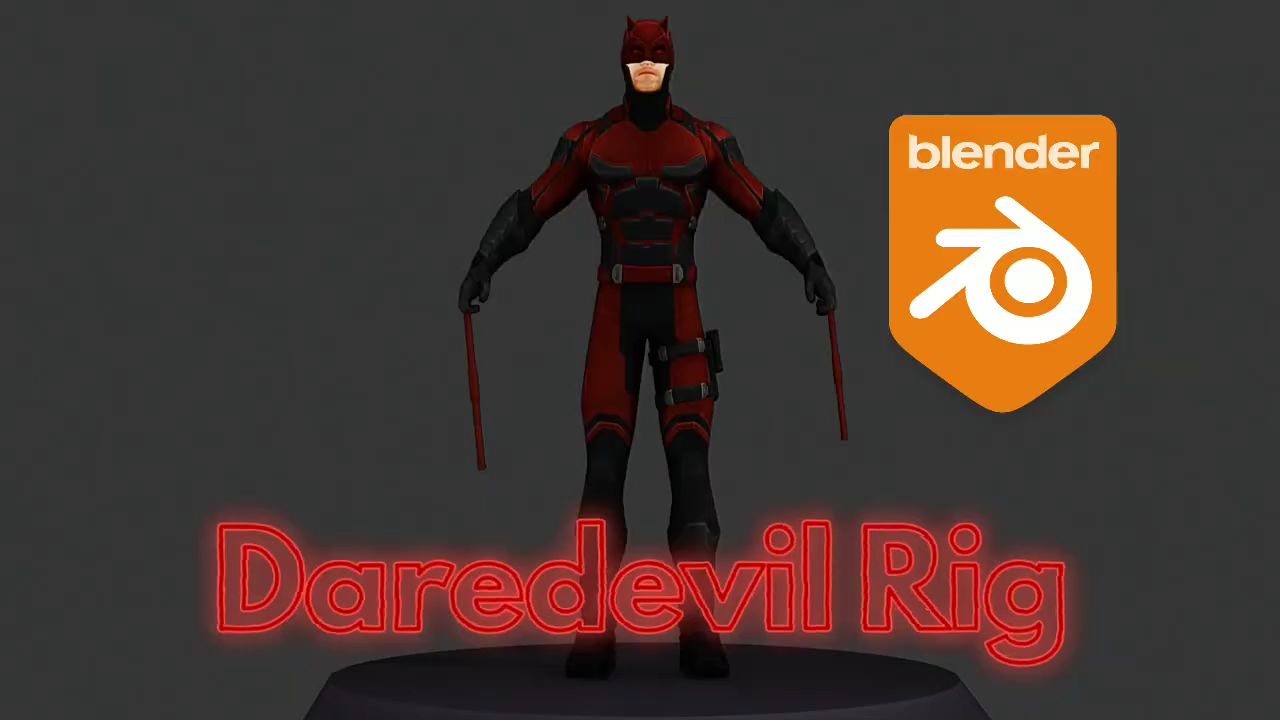Daredevil Rig — Animation Rigs on anima.to