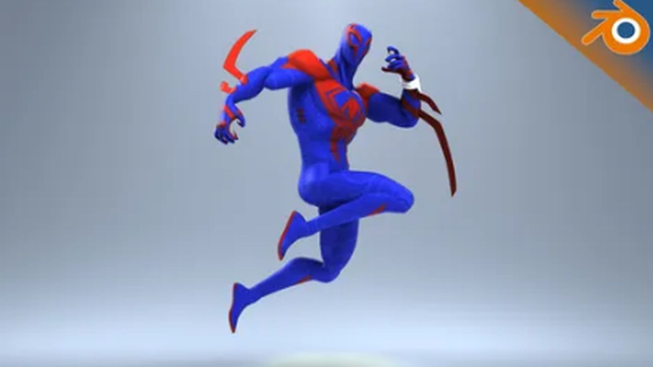 Spice Man Rigs Spiderman 2099 Rig For Blender — Animation Rigs on anima.to